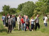 Groupe en visite pour la porte ouverte 